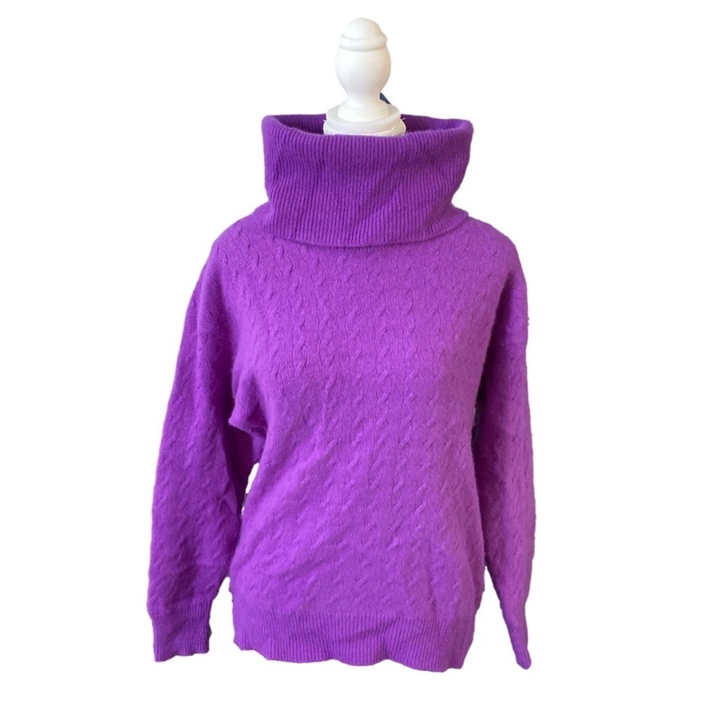 Vintage - Ted Lapidus Wool Angora Turtleneck Sweater